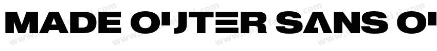 MADE Outer Sans Outl字体转换